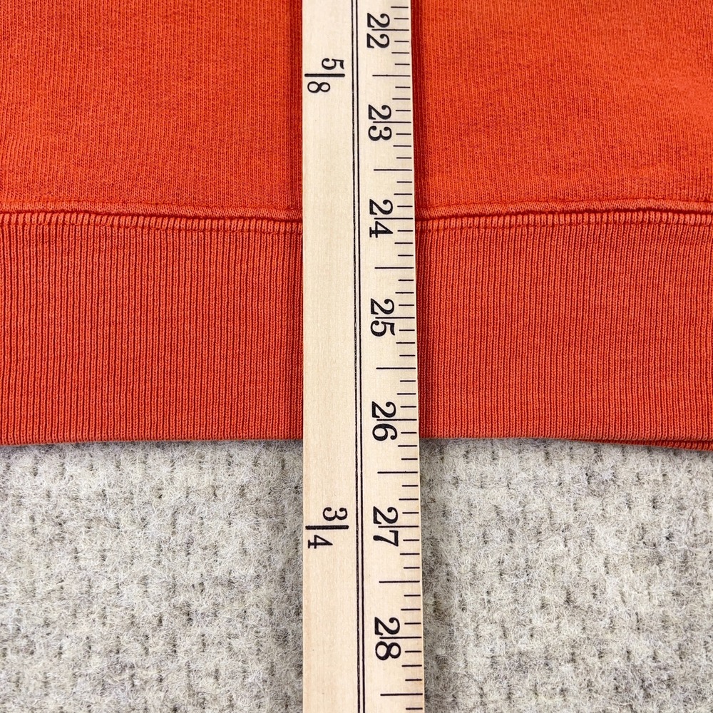 Vintage Y2K Old Navy Youth XL Orange Spellout Sweatshirt Embroidered 2000s Boys - Picture 8 of 11